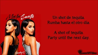 Becky G - Mala Santa (Letra & English Translation Lyrics)