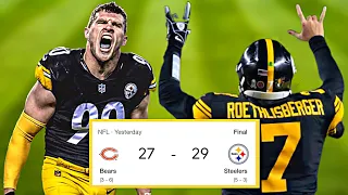 Steeler Fans React To INSANE Ending! | Steelers 29 Bears 27 Recap