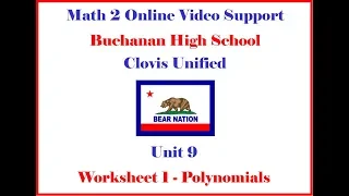 Math 2 Unit 9 WS 1 Homework Help Morgan