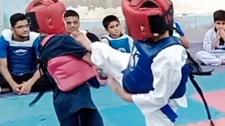 Fighter Kids Prince Taekwondo Sparring championship practice trending viral video shorts ytshorts