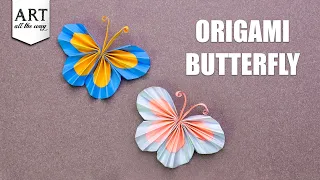 How to Make Origami Butterfly in 3 Minutes | Butterfly Making With Paper | Origami Butterfly | DIY