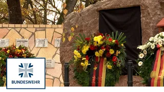 Gedenkstätte erweitert: Ehrenhain aus Masar-i Scharif im Wald der Erinnerung eröffnet I Bundeswehr