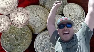 Metal Detecting Fists Full Of Treasure! Carson City Silver Coins Galore!