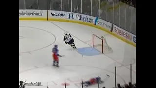 Max Afinogenov's empty net goal vs Rangers (12 nov 2009)