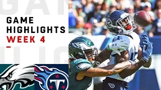 Eagles vs. Titans Week 4 Highlights | NFL 2018