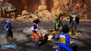 Jump Force - Z Fighters VS Villains in NEW Final Valley Stage!