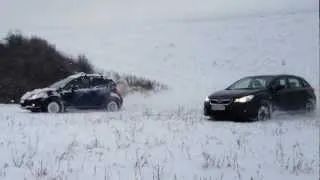 Suzuki SX4; Subaru XV fun and snow III.