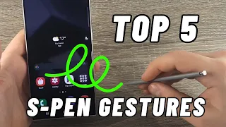 TOP 5 S-Pen Gestures | Galaxy S24 Ultra