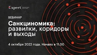 Вебинар «Санкциномика: развилки, коридоры и выходы»