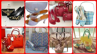 Hermosos 💖 bolsos de diseñador para mujer con zapatos.