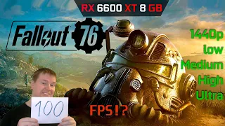 RX 6600 XT - Fallout 76 в 2К. Сотка FPS, но есть нюанс...