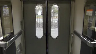 JR東海373系静シスF7編成のドア開閉シーン