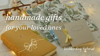 DIY Journal and Sketchbook Holiday Gifts - 3 thoughtful bookbinding projects