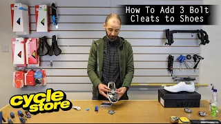 How to Add 3 Bolt Cleats to Your Road Cycling Bike Shoes | CycleStore