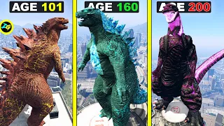 Surviving 200 YEARS As GODZILLA in GTA 5