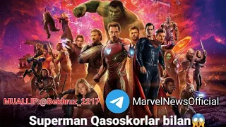 🔥Agarda Superman Qasoskorlarga yordam berganda qanday bõlardi❓ Superman Qasodkorlar bilan birga❗