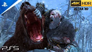 (PS5)GOD OF WAR RAGNAROK | Kratos vs Björn Boss Fight Gameplay 4K