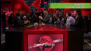 Vrouw onwel (hypo) bij De Wereld Draait Door (DWDD) 09-11-2010