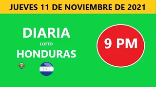 Diaria 9 pm honduras loto costa rica La Nica hoy Jueves 11  NOVIEMBRE DE 2021 loto tiempos hoy