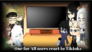 ||One for All users react to Tiktoks ||BnHA/Mha||My AU||Bad english||