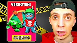 100x VERBOTENES GLÜCKSRAD in STUMBLE GUYS DREHEN! 😳 (HACK)