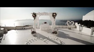 Andromeda Villas Wedding Proposal in Santorini