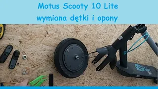 Wymiana dętki w hulajnodze elektrycznej