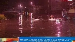 NTG: Magdamag na pag-ulan, agad nagdulot ng abot-tuhod na baha sa ilang bahagi ng Metro Manila