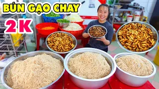 Siêu chất "Bún Gạo Xào Chay 2K" quy trình nấu có 1 không 2 tưởng không ngon mà ngon không tưởng