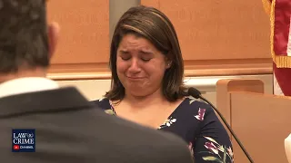Sister Cries When Testifying About Looking for Sandy Hook Shooting Victim