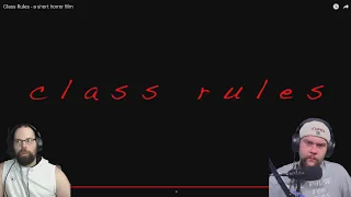 Reacting To Short Horror Film Class Rules