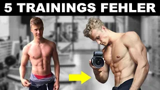 MACHE DAS NIEMALS IM TRAINING (DIE TOP 5 TRAININGS FEHLER!)