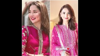 hania amir vs yumana zaidi which you like most comment plz #whatappstatus #shorts