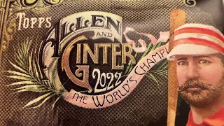 ASMR Baseball Cards: 2022 Allen & Ginter X / gum chewing / whisper