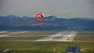 Flight LA3923 diverted to São Paulo (GRU) after a wheel loss during takeoff from Rio De Janeiro