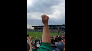 VfB Lübeck 1:0 gegen Hansa Rostock Jubel, DFB Pokal 2022/2023