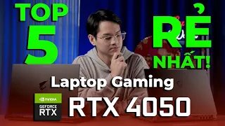 TOP 5 Laptop Gaming trang bị RTX 4050, chiến GAME AAA tốt đầu năm 2024 | LaptopWorld
