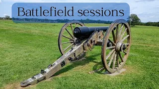 ITC session at Miller Farm on Antietam battlefield.