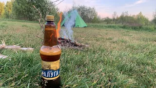 Мой велопоход с ночёвкой(велотуризм)🚲🏕(часть 2)/поиск места и жизнь на стоянке в лагере⛺️🌳🪵