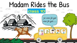 madam rides the bus class 10 / madam rides the bus class 10 in hindi animated