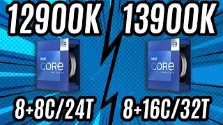 Intel Core i9 12900K vs i9 13900K - 10 Games Benchmark