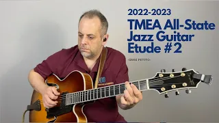 2023 TMEA All-State Jazz Guitar | Etude #2
