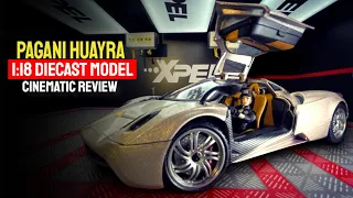 1:18 Pagani Huayra Diecast Car Model Cinematic Review