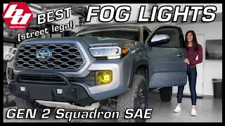Upgrading my Fog Lights to GEN 2 Baja Designs Squadron SAEs! Toyota Tacoma Review + Install