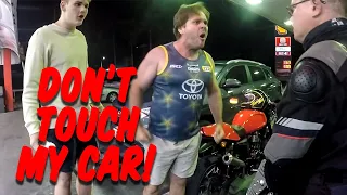 Angry Guy Rages at Biker | Angry People vs Riders