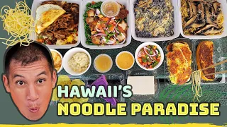 HAWAII’s NOODLE PARADISE! Best Tasty Pasta Noodles with Rare 'Ulu (Breadfruit) in Oahu, Hawaii - P1