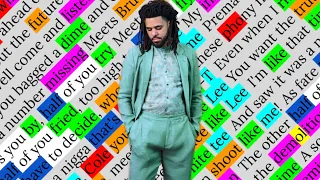 J. Cole, Fire Squad | Rhyme Scheme Highlighted