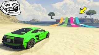 TROLL Parkour Only 0.000036% People Can Find The Finish Line in This GTA 5 Race!