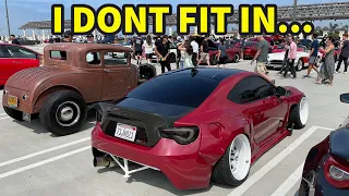 Taking My STANCED FRS to a Cars & Coffee Car Meet!