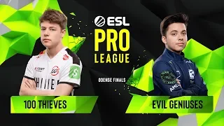 CS:GO - Evil Geniuses vs. 100 Thieves [Nuke] Map 2 - Group A - ESL Pro League Season 10 Finals